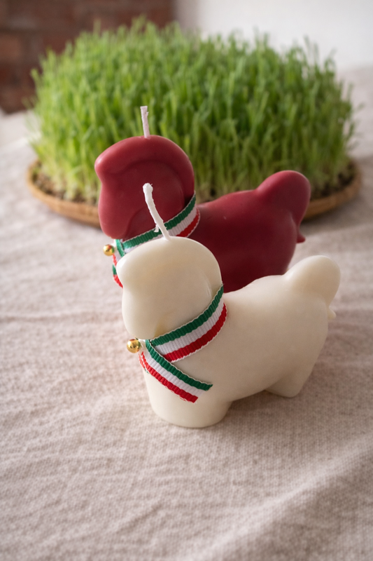 Nowruz Horse Candle Duo