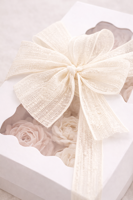 Blush Rose Petal Stone Candle Holder