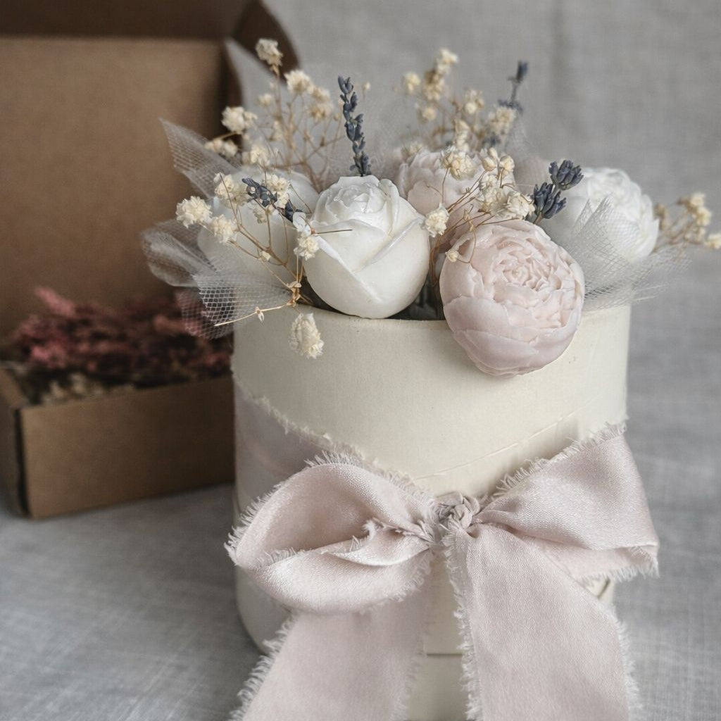 Floral Candle Gift Box | Handmade Candle | Gift for Her