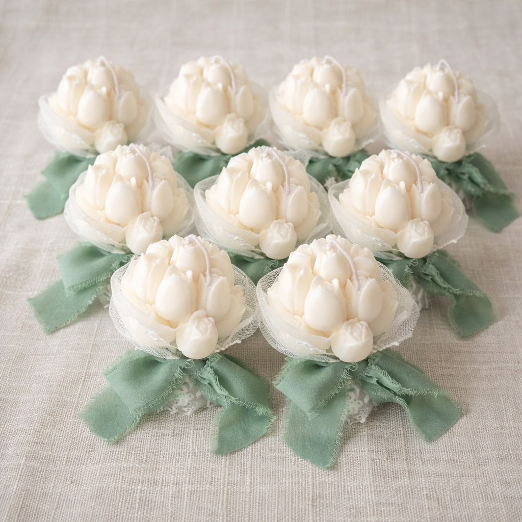 Tulip Bouquet Candle